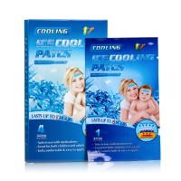 Chinese manufacturer cool fever cooling gel patch instant physical fever reducing menthol cool gel patch