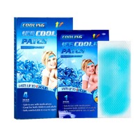 KONGDY brand free samples menthol fever cooling gel patch japanese cooling gel patch